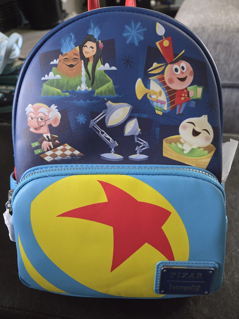 Blue & Yellow Disney Pixar Shorts Loungefly Character Backpack